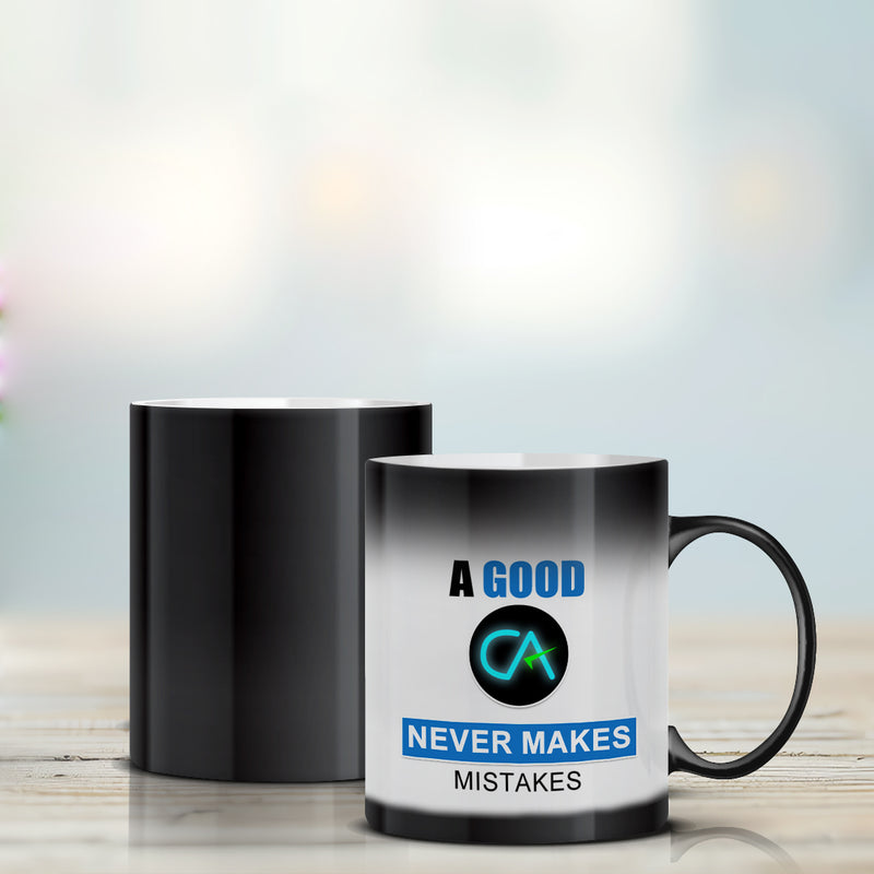 “A Good CA Never Makes Mistakes” - Magic Mug