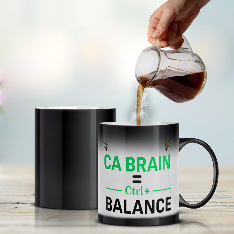 “CA Brain = Ctrl + Balance” - Magic Mug