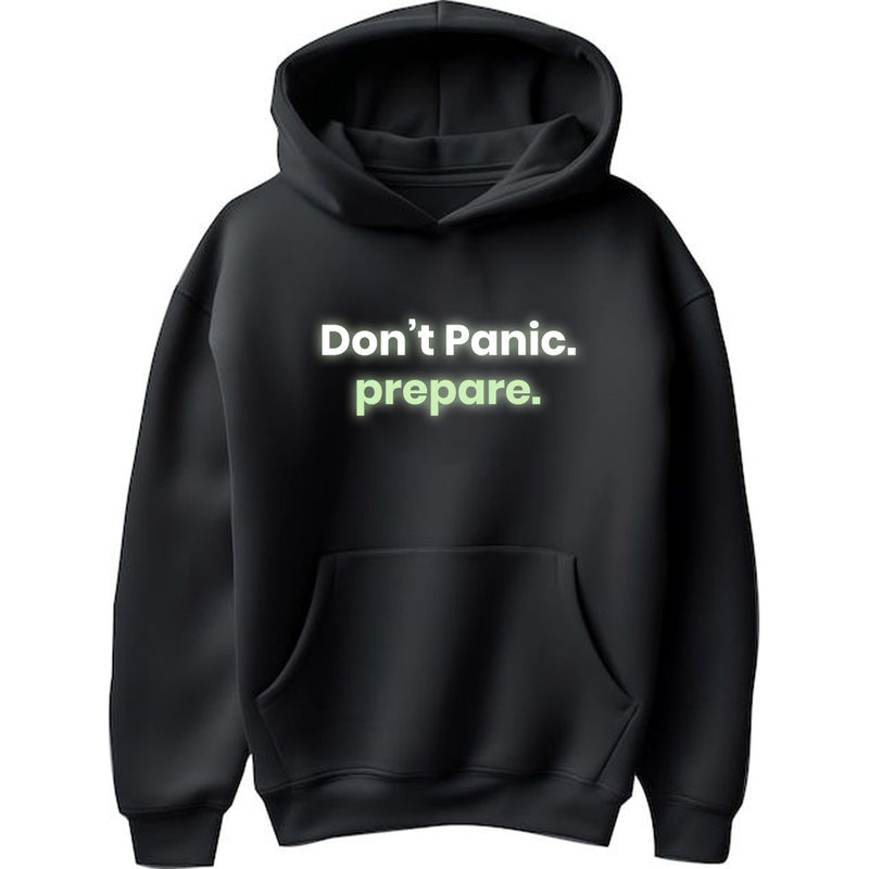 "Don’t Panic. Prepare" Hoodie - by CA Sankalp Kanstiya