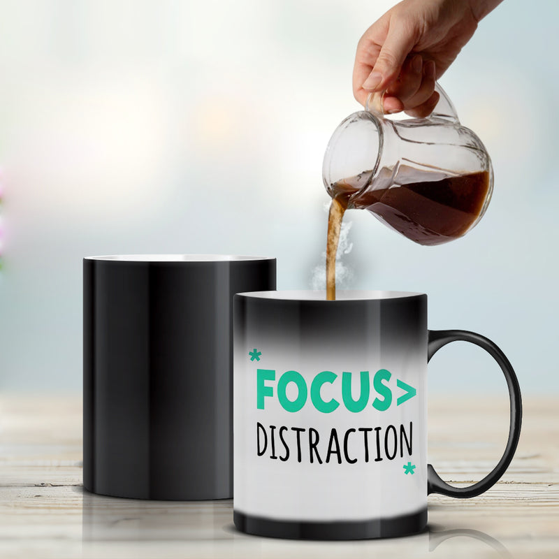 “Focus > Distraction” Magic Mug