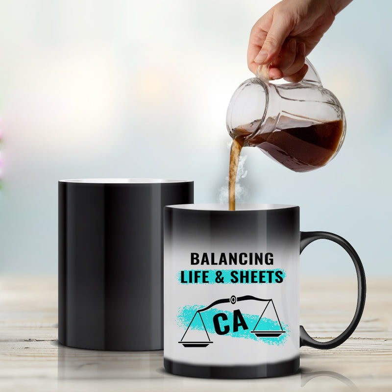 “Balancing Life & Sheets” - Magic Mug