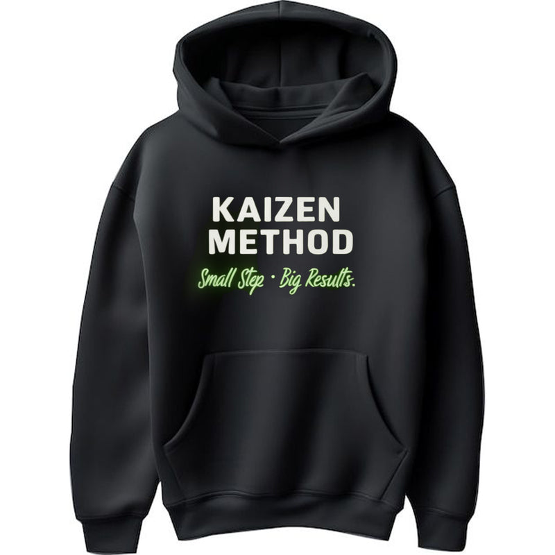 "Kaizen Method – Small Steps, Big Results" Hoodie - by CA Sankalp Kanstiya