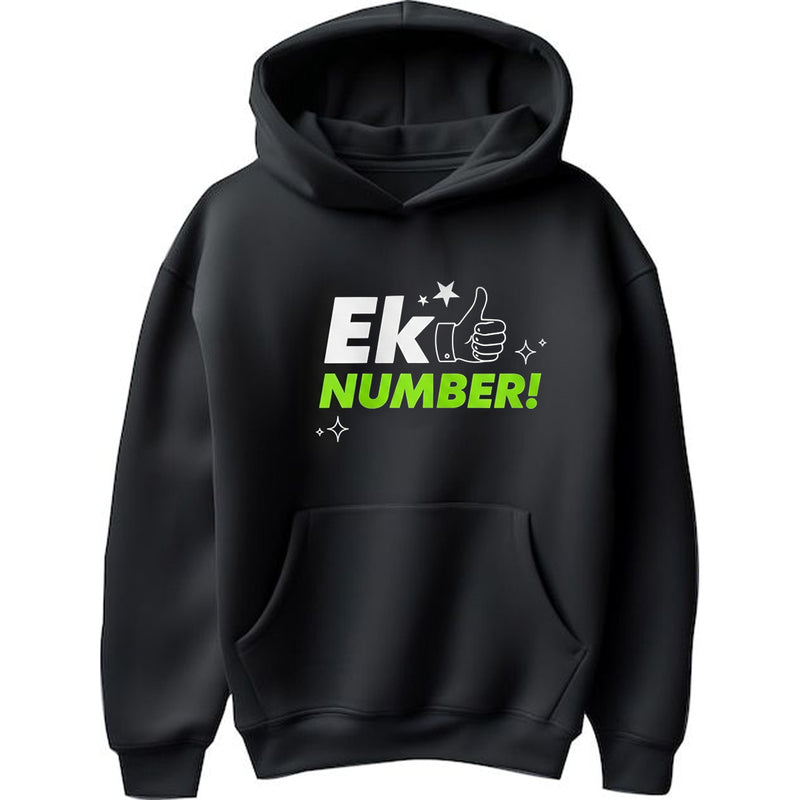 "Ek Number" Hoodie - by CA Amit Mahajan