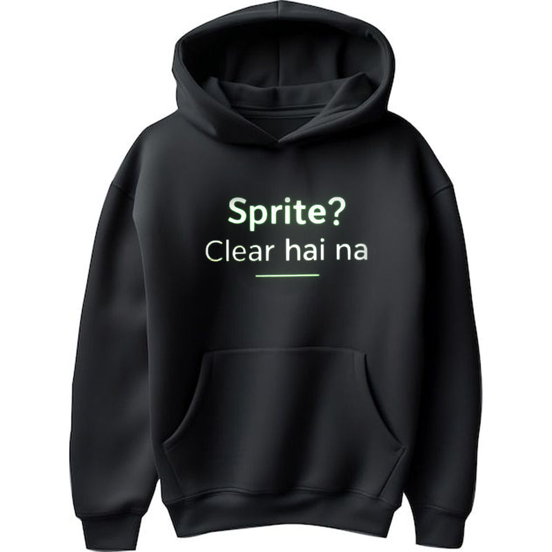"Sprite? Clear Hai Na" Hoodie - by CA Siddhesh Valimbe