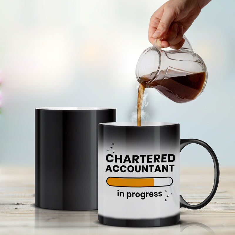 “Chartered Accountant in Progress” - Magic Mug