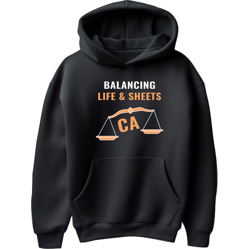"Balancing Life & Sheets" - Hoodie