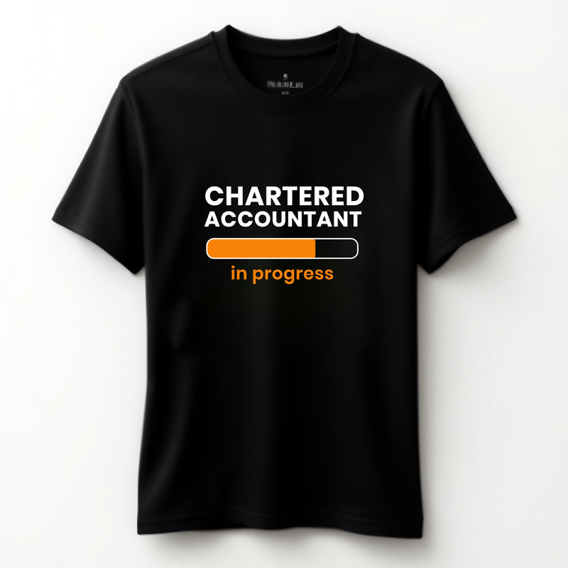 "Chartered Accountant in Progress" - T-Shirt