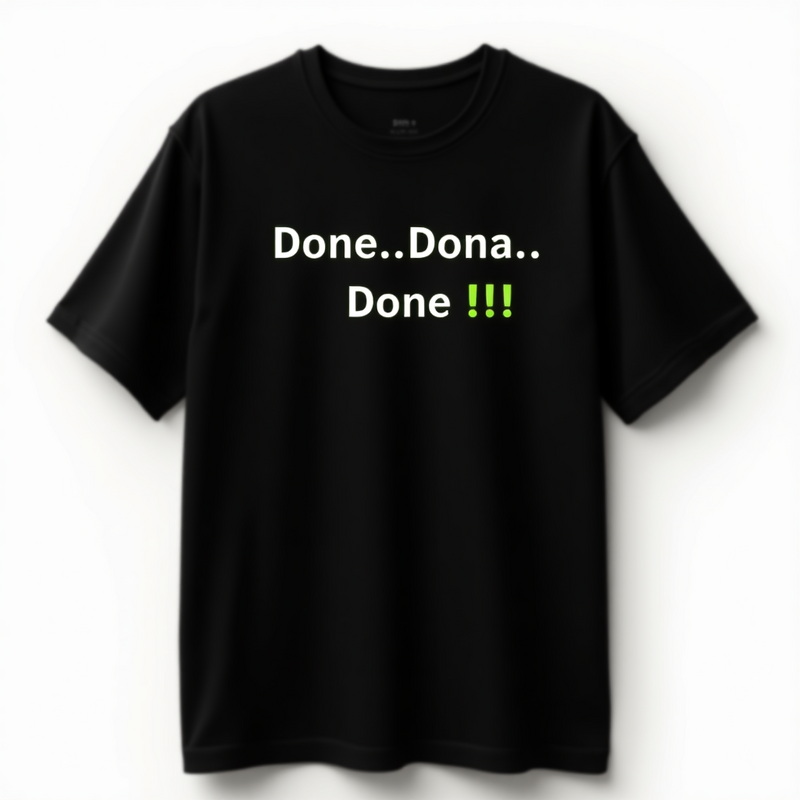 "Done..Dona..Done!!!" T-Shirt - by CA Shubham Keswani