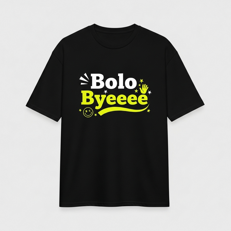 "Bolo Byeeee" T-Shirt - by CS Arjun Chabra