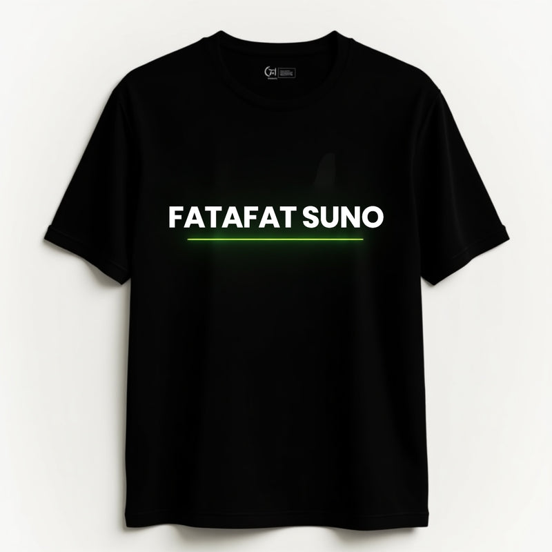 "Fatafat Suno!" T-Shirt - by CA Siddhesh Valimbe