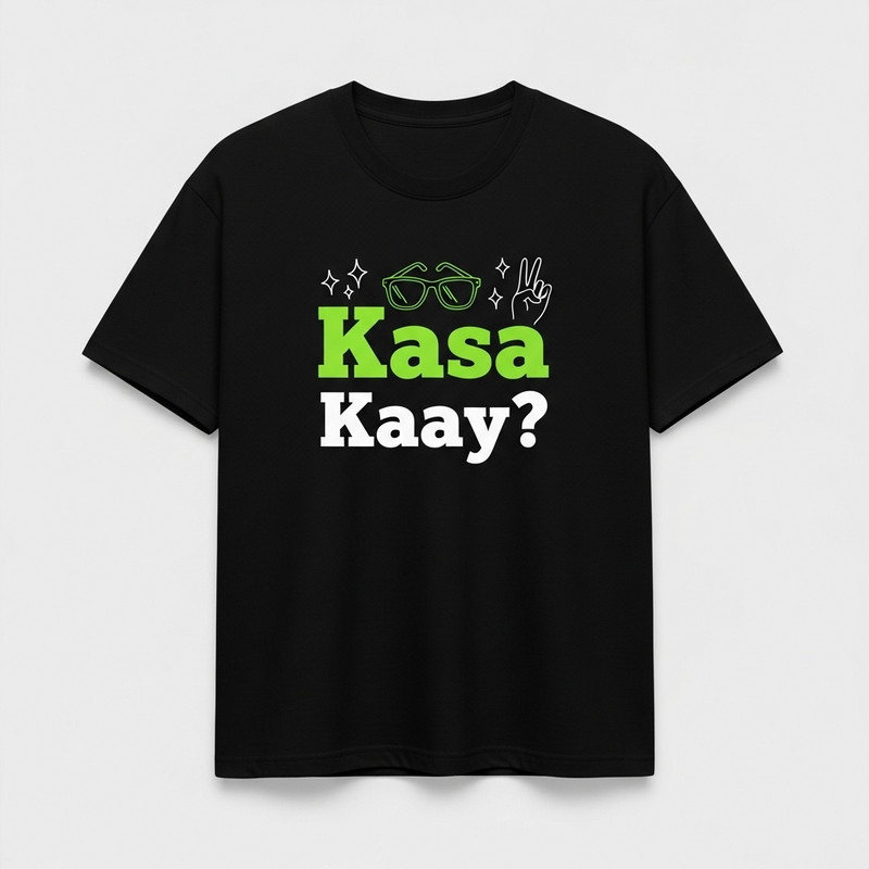 "Kasa Kaay?" T-Shirt - by CA Amit Mahajan