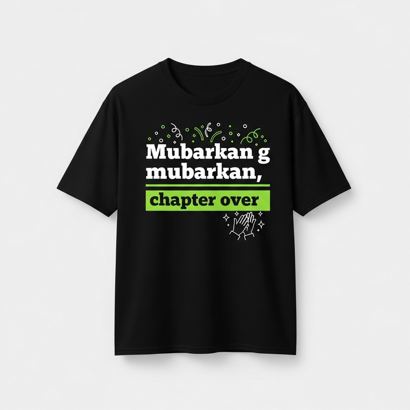 "Mubarkan g Mubarkan, Chapter Over" T-Shirt - by CA Hardik Manchanda