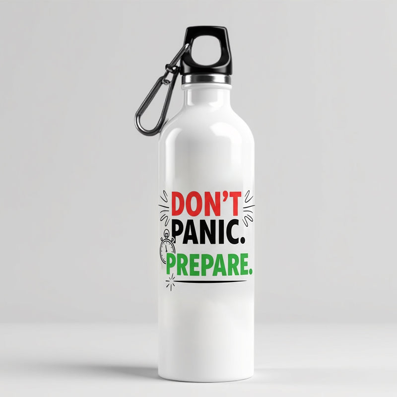 "Don’t Panic. Prepare" Sipper - by CA Sankalp Kanstiya