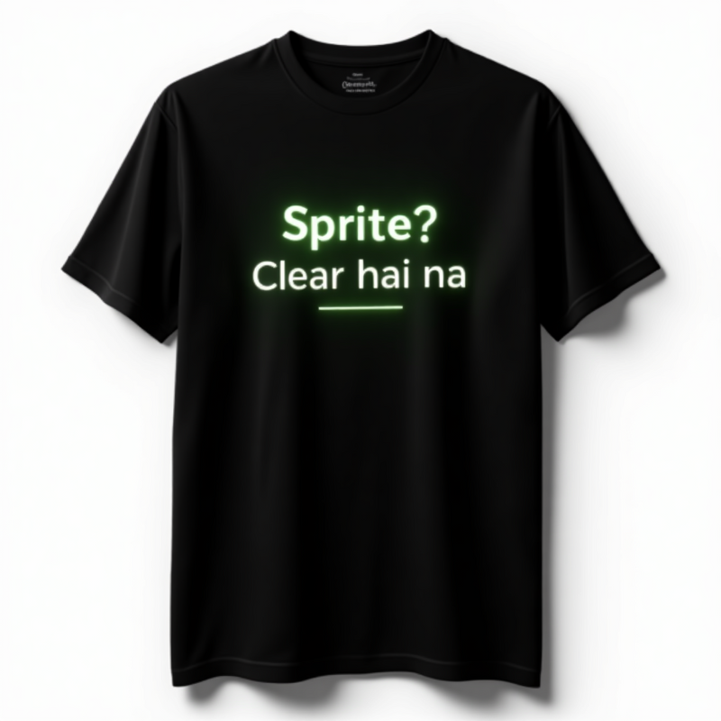 "Sprite? Clear hai na!" T-Shirt - by CA Siddhesh Valimbe