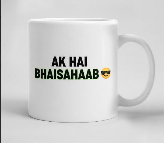 "AK Hai Bhaisaahaab" Mug - by CA Aakash Kandoi