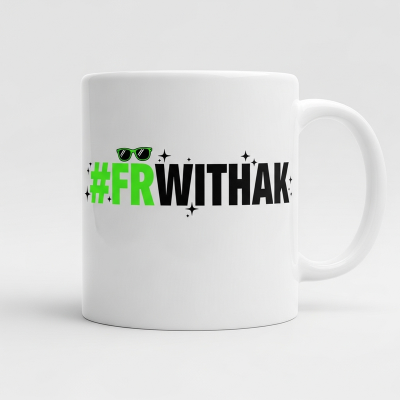 "#FRWITHAK" Mug - by CA Aakash Kandoi