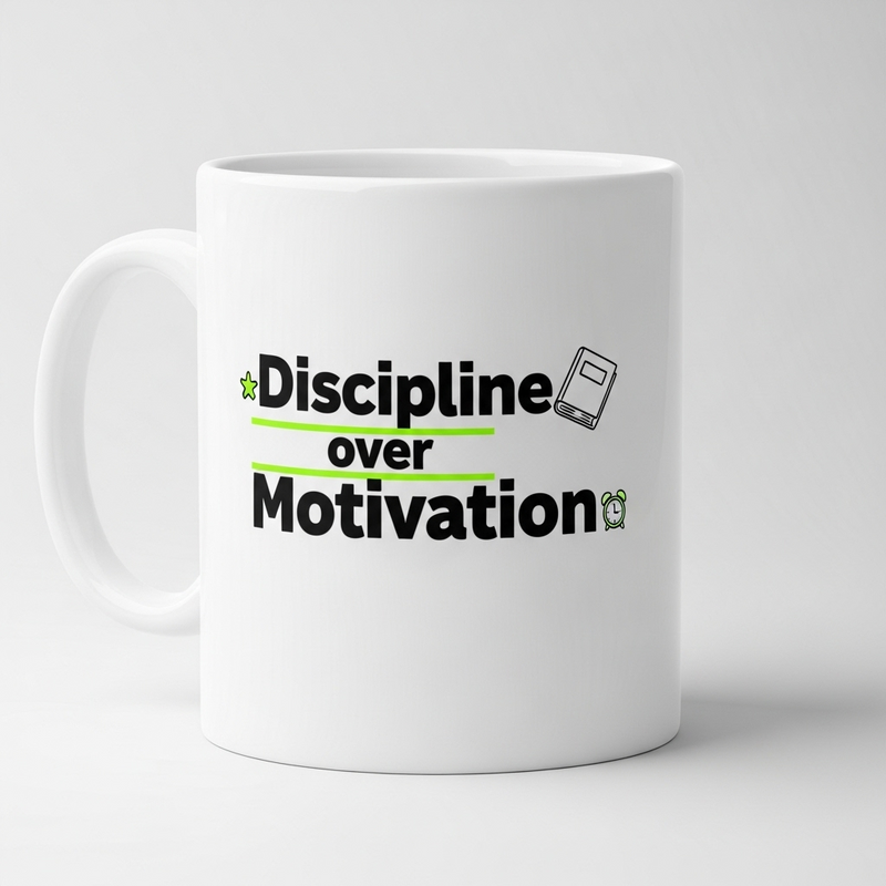 "Discipline over Motivation" - Mug