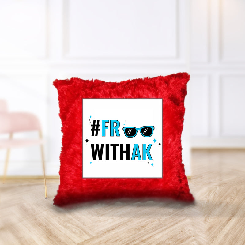 “#FRwithAK” Cushion - by CA Aakash Kandoi