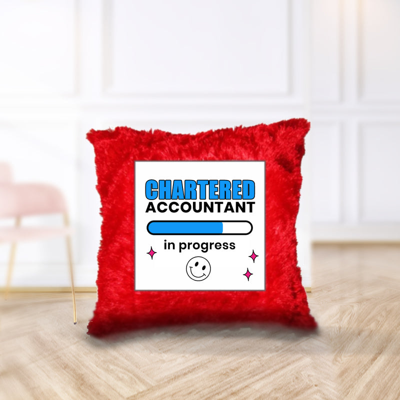 “Chartered Accountant in Progress” - Cushion