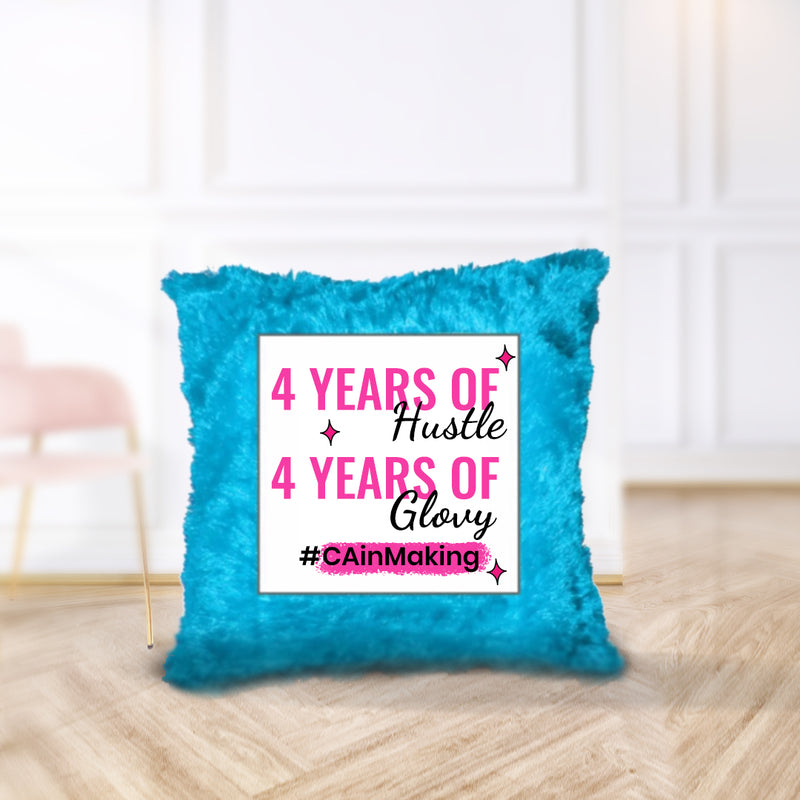 “4 Years of Hustle, 40 Years of Glory” - Cushion