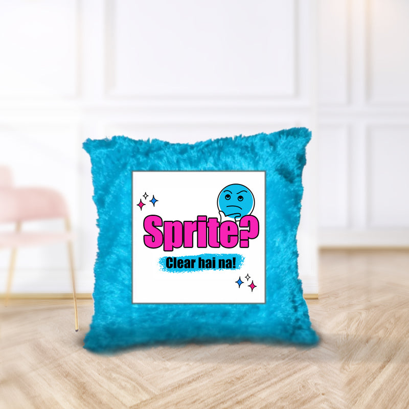 “Sprite? Clear hai na!” Cushion - by CA Siddhesh Valimbe