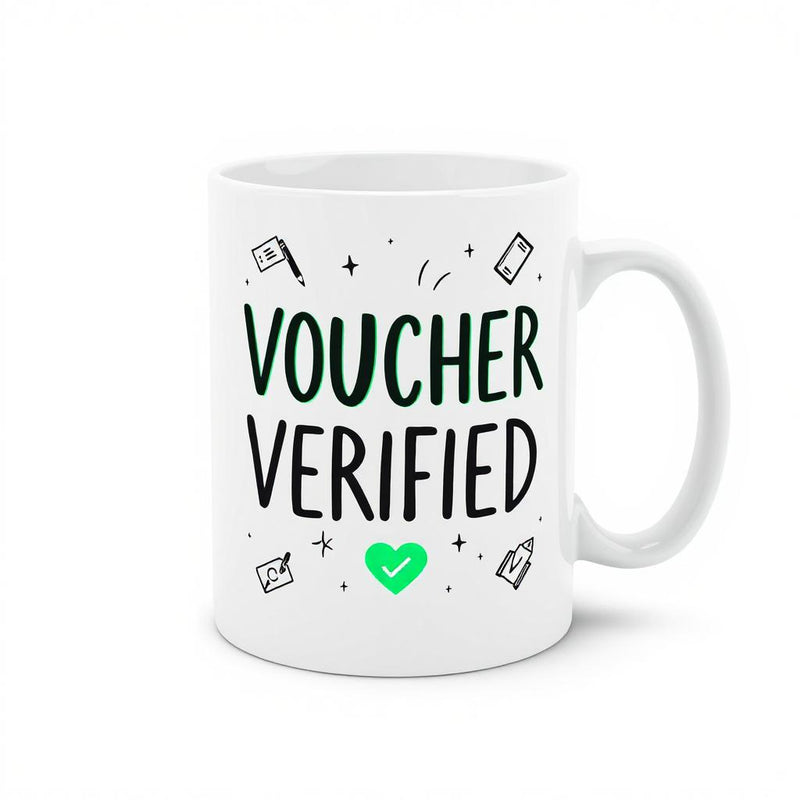 “Voucher Verified ✔️” - Mug