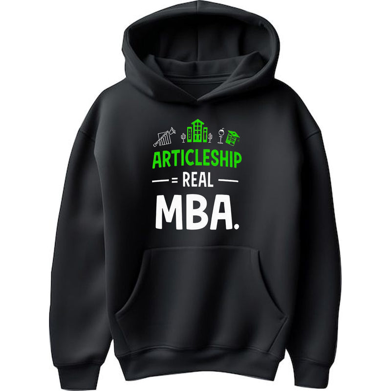 "Articleship = Real MBA" - Hoodie