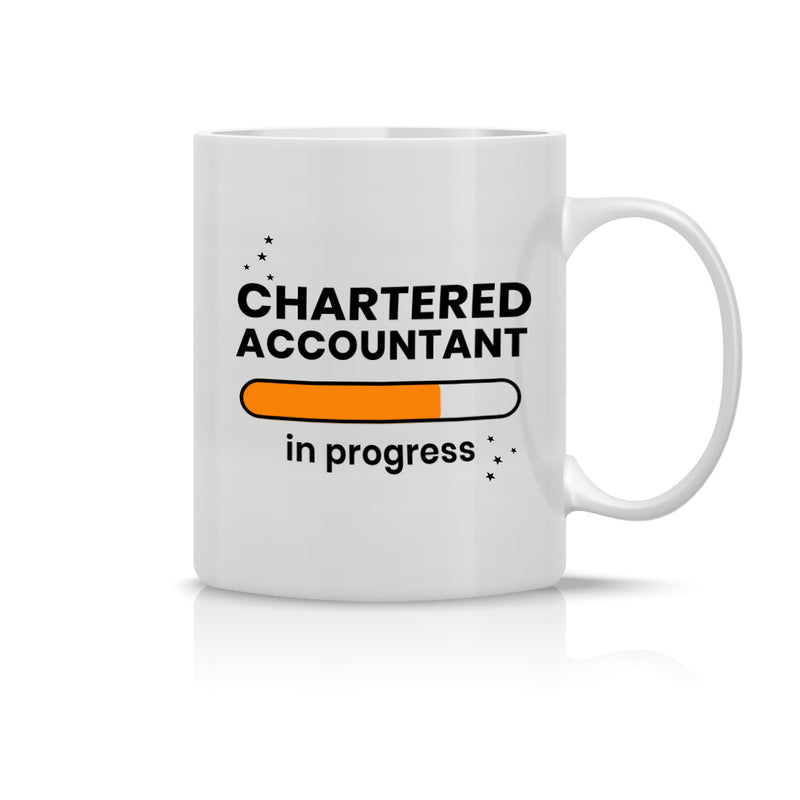 "Chartered Accountant in Progress" - Mug
